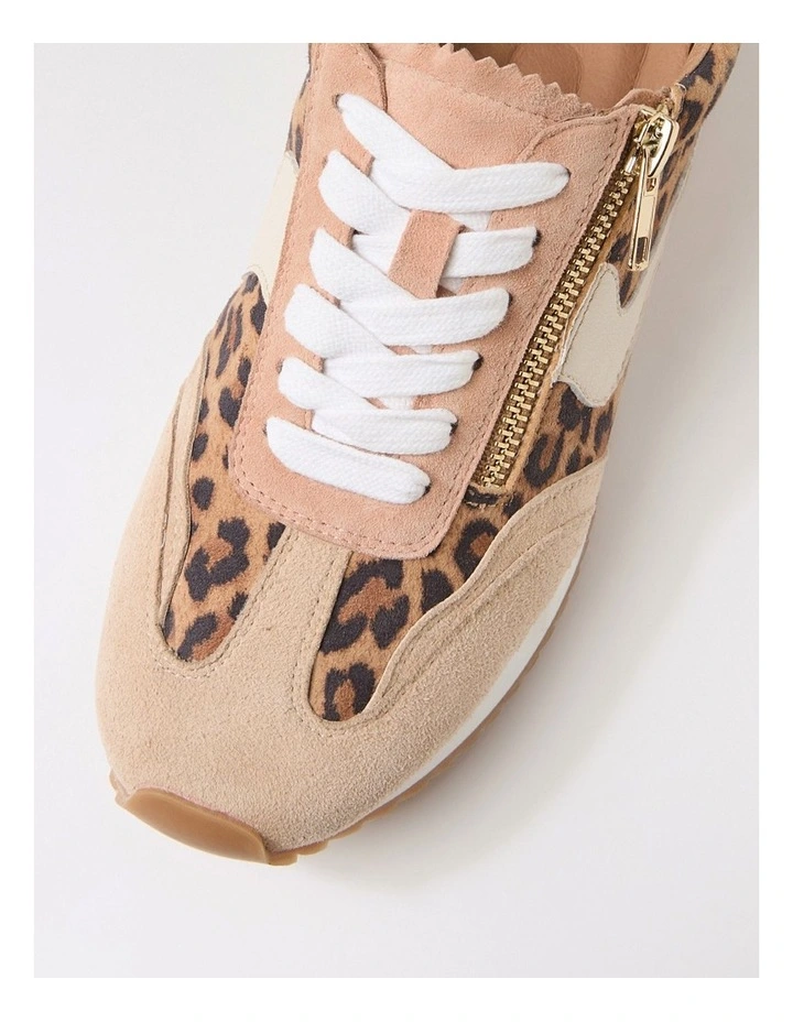 Vixons Light Taupe Leopard Multi Sneakers image 4