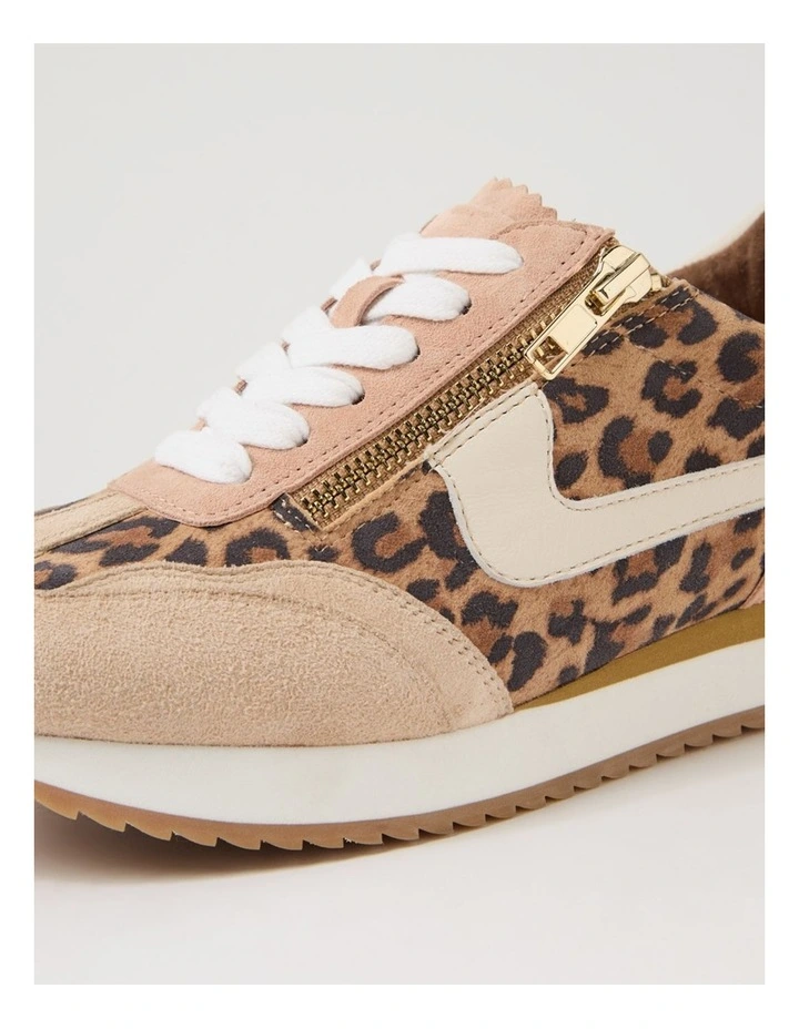 Vixons Light Taupe Leopard Multi Sneakers image 5