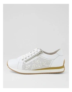 Voxie White Leather Sneakers