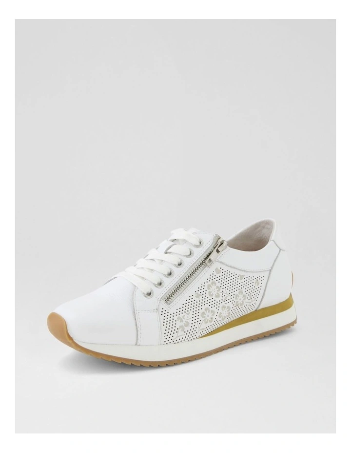 Voxie White Leather Sneakers image 2