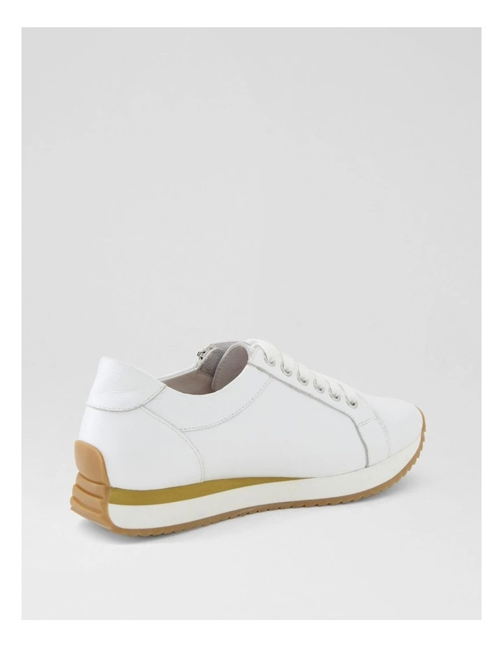 Voxie White Leather Sneakers image 3