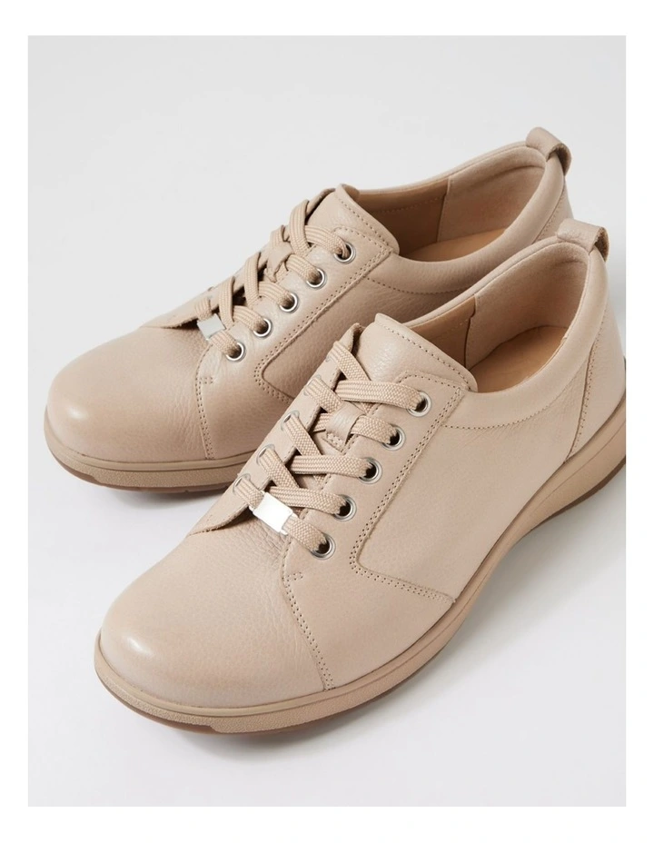 Alishie D Almond Leather Sneakers image 5