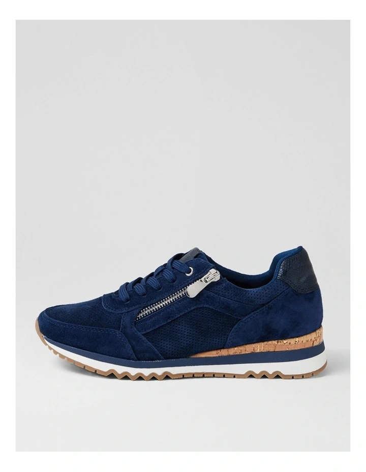 Deliah Navy Mix Sneakers image 1