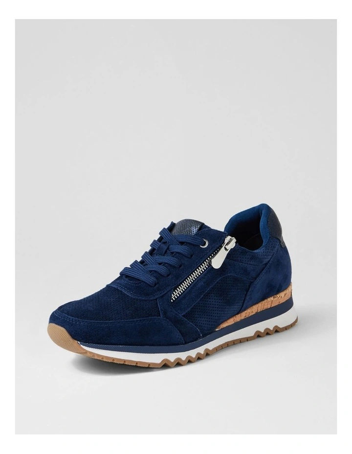 Deliah Navy Mix Sneakers image 2