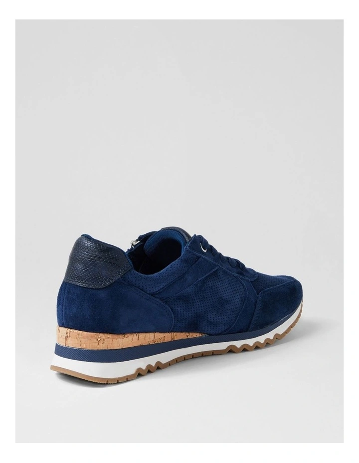 Deliah Navy Mix Sneakers image 3