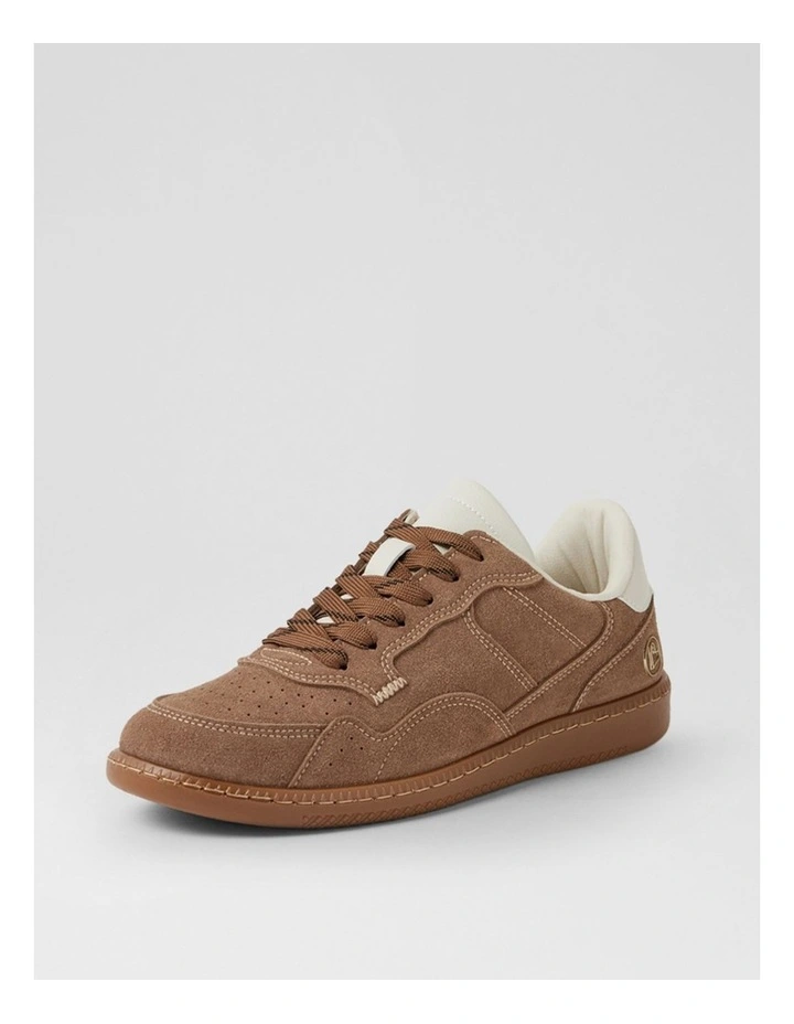 Shrunel Soft Choc Microsuede Sneakers image 2