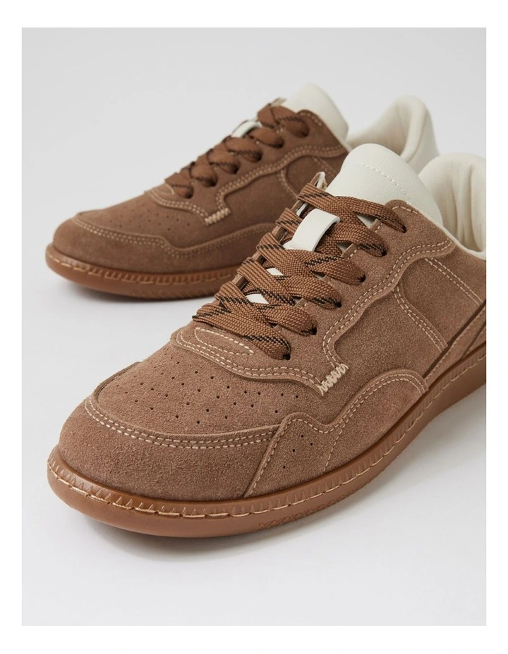 Shrunel Soft Choc Microsuede Sneakers image 5