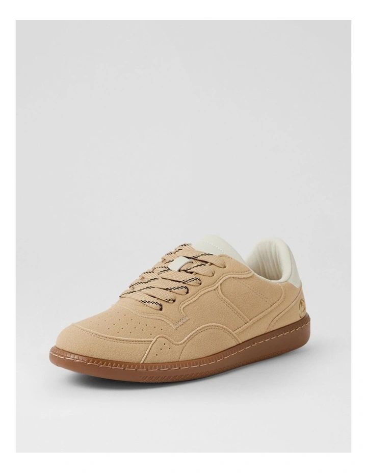 Shrunel Latte Microsuede Sneakers image 2
