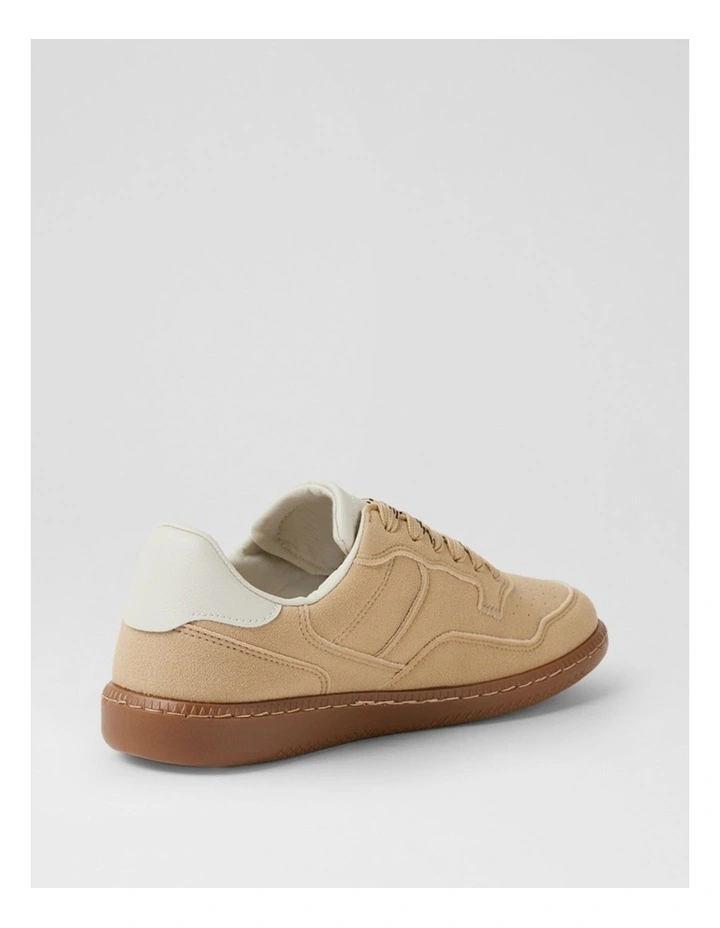 Shrunel Latte Microsuede Sneakers image 3