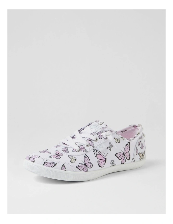 Mynka Butterfly Print Canvas Lace Ups image 2