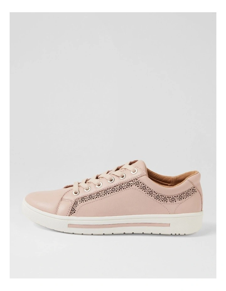 Elme Dusty Pink Leather Sneakers image 1