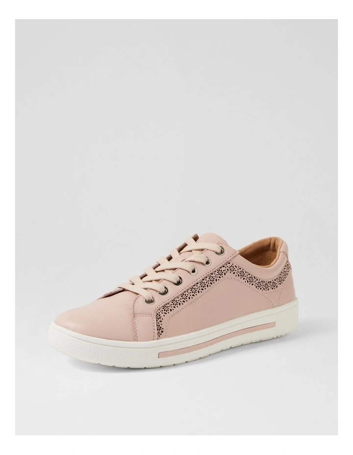 Elme Dusty Pink Leather Sneakers image 2