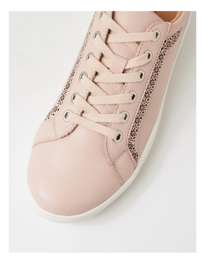 Elme Dusty Pink Leather Sneakers image 4