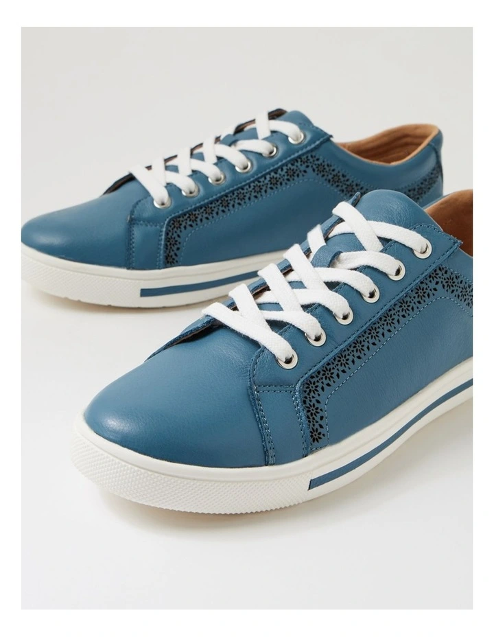 Elme Denim Leather Sneakers image 6