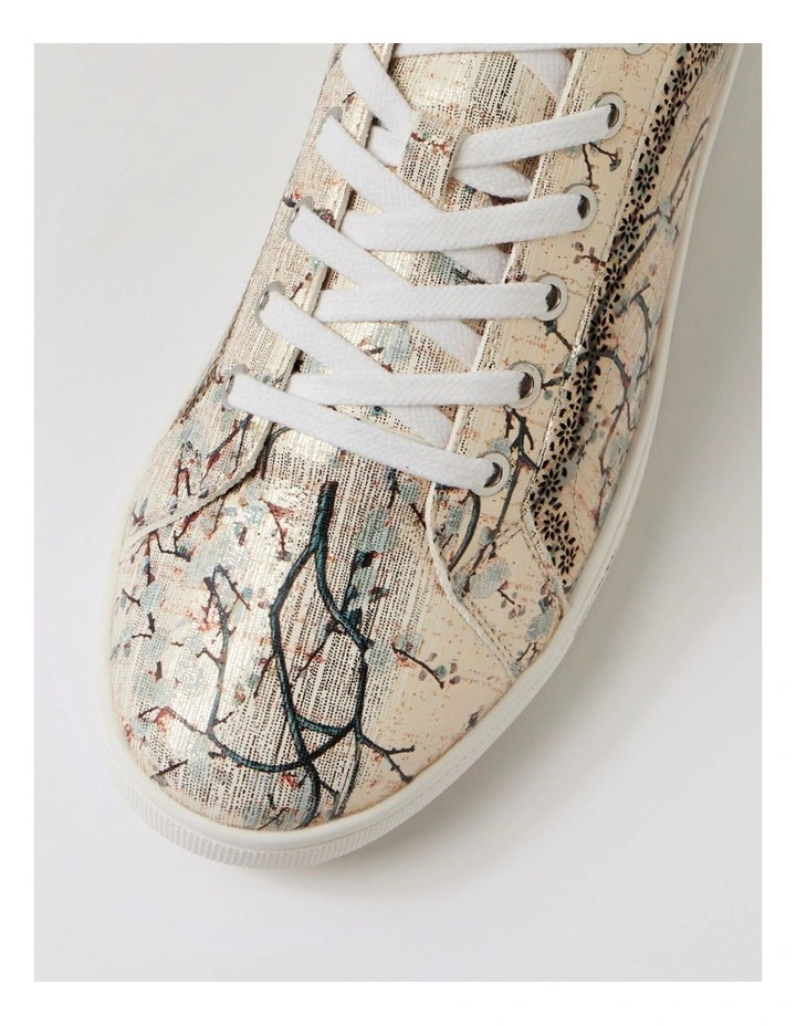Elme Japanese Blossom Leather Sneakers image 4