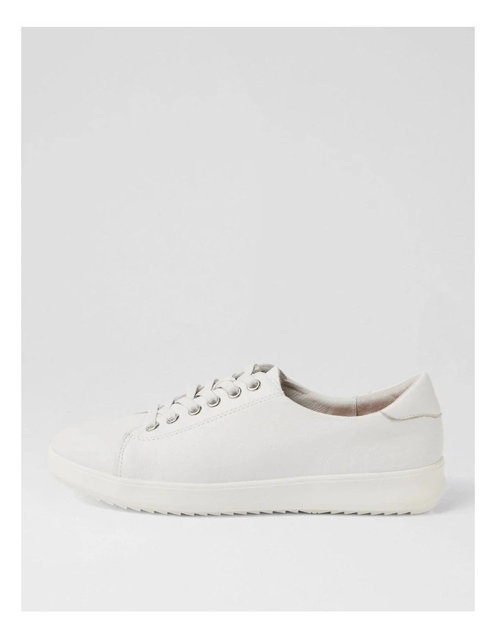 Leahi White Leather Sneakers image 1