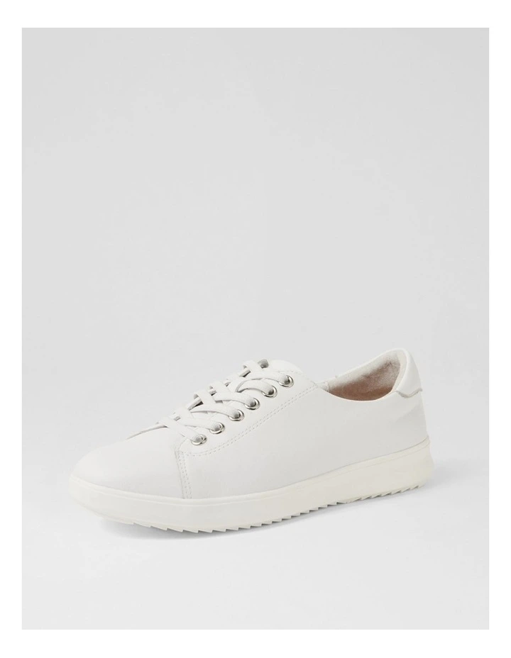 Leahi White Leather Sneakers image 2