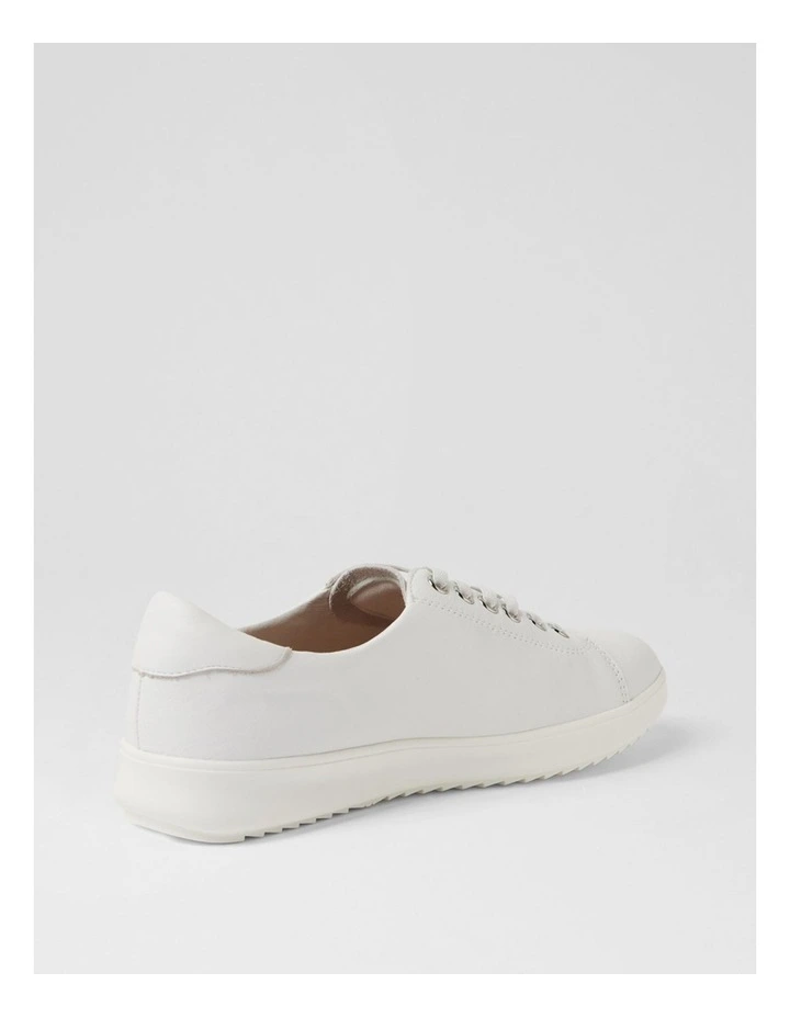 Leahi White Leather Sneakers image 3