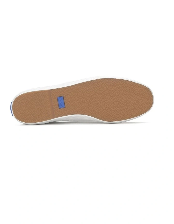Champion Leather Sneaker in White image 6