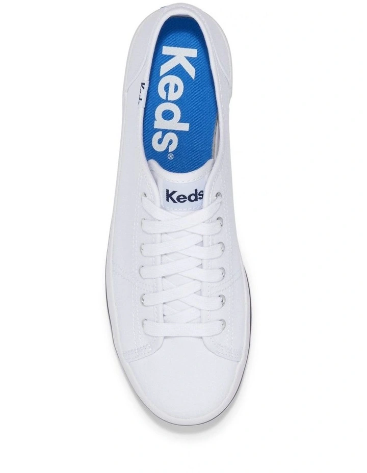Kickstart Canvas Sneaker in White image 4