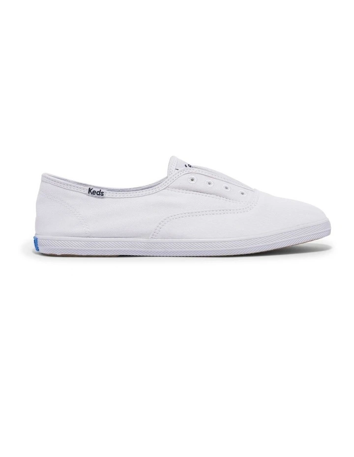 Chillax Canvas Twill Slip-On Sneaker in White image 1
