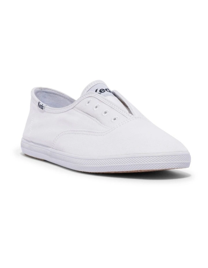 Chillax Canvas Twill Slip-On Sneaker in White image 2