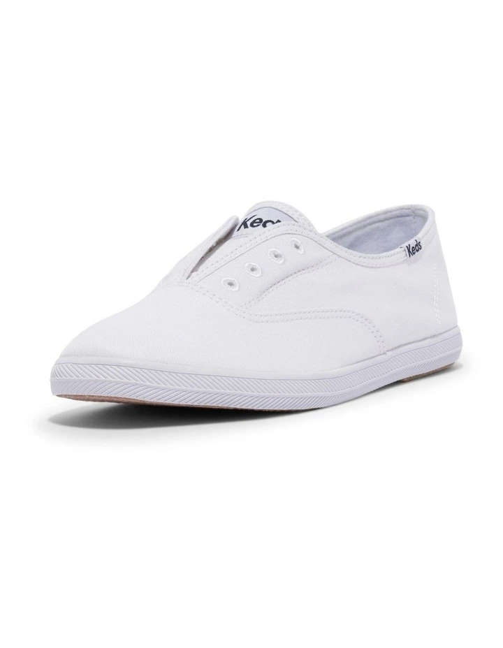Chillax Canvas Twill Slip-On Sneaker in White image 3
