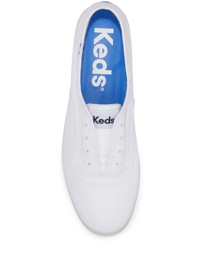 Chillax Canvas Twill Slip-On Sneaker in White image 4