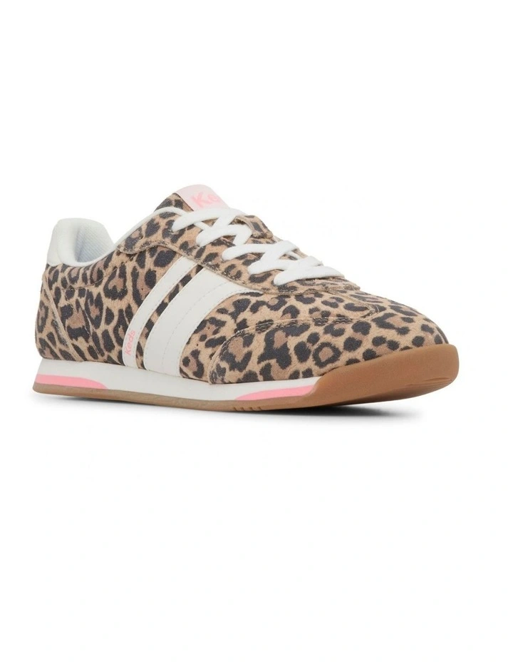 Revival Leopard Suede Sneaker in Tan/Brown image 2