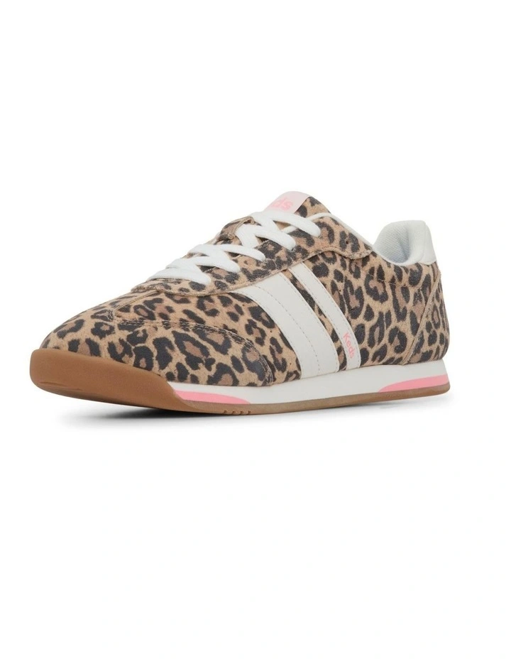 Revival Leopard Suede Sneaker in Tan/Brown image 3