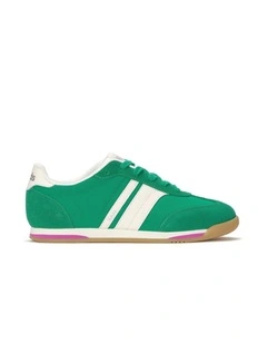 Revival Nylon Suede Sneaker in Green