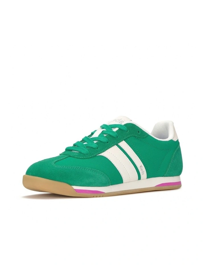 Revival Nylon Suede Sneaker in Green image 3