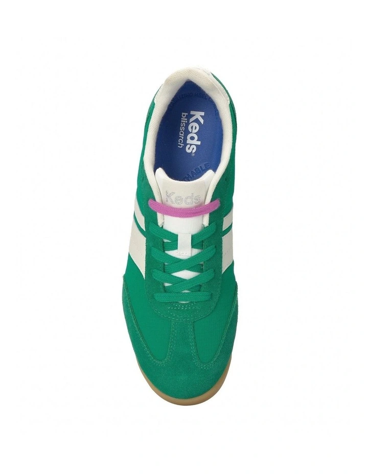 Revival Nylon Suede Sneaker in Green image 4