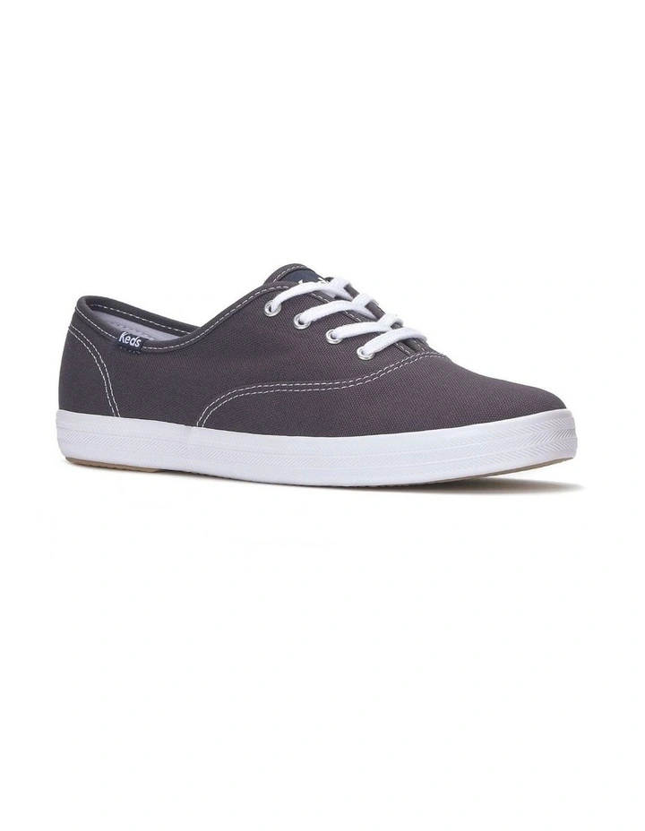 Champion Canvas Sneaker in Navy image 2