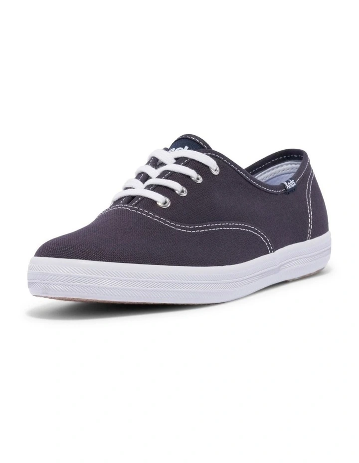 Champion Canvas Sneaker in Navy image 3