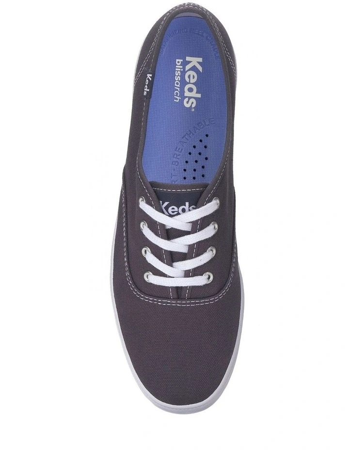 Champion Canvas Sneaker in Navy image 4