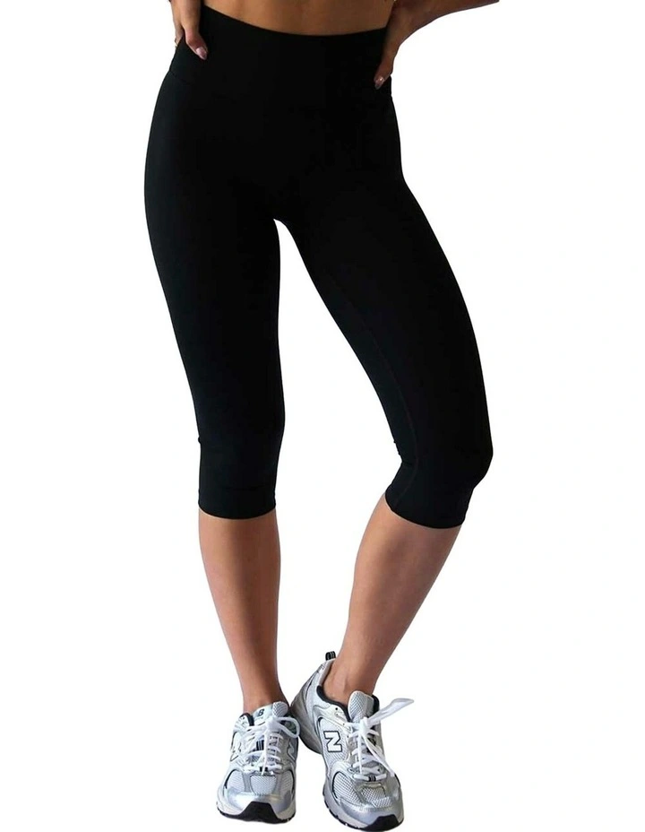 HyperLuxe Shape Capri Legging- Black image 6