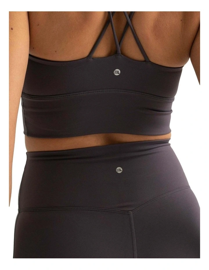 HyperLuxe Shape Flare Legging- Charcoal image 5