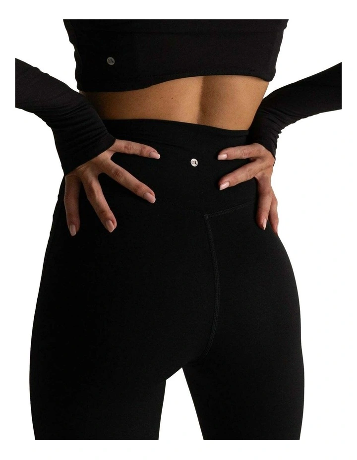 HyperLuxe Shape Flare Legging- Black image 4
