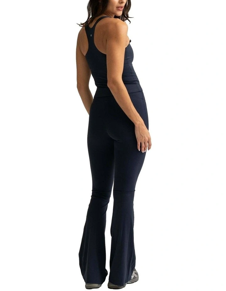 HyperLuxe Shape Flare Legging- Navy image 5