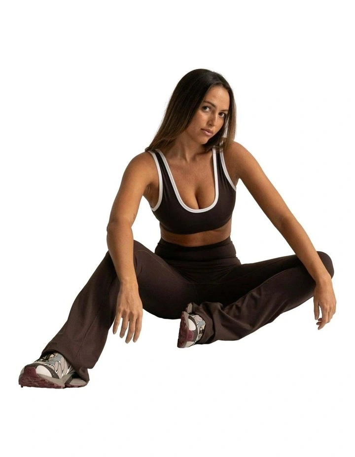 HyperLuxe Shape Flare Legging- Espresso image 6