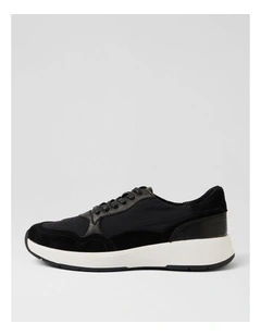 Tru Pro Black Mix Lace Up Sneakers