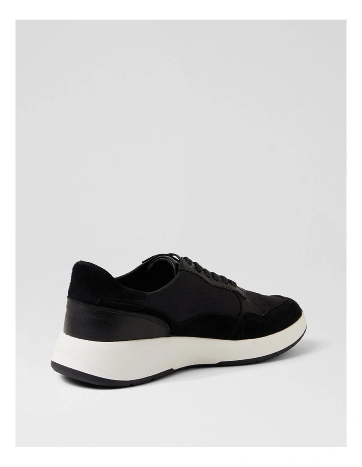 Tru Pro Black Mix Lace Up Sneakers image 3