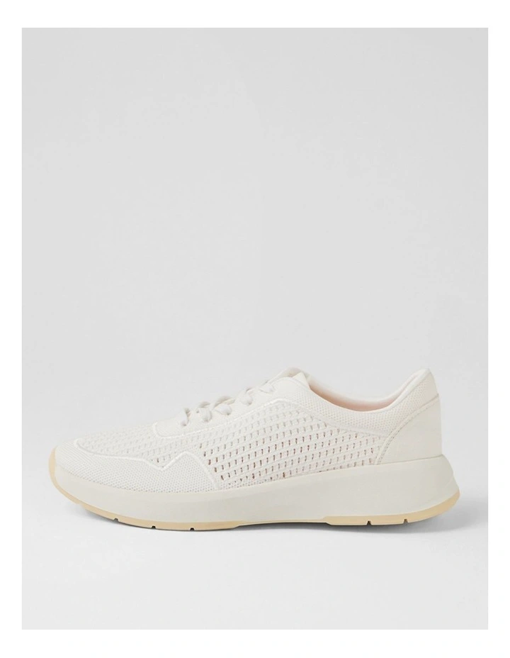 Tru Active White Knit Suede Sneakers image 1