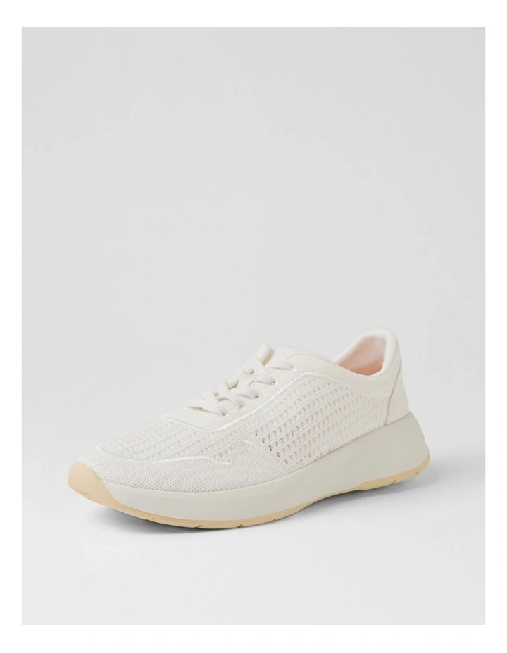 Tru Active White Knit Suede Sneakers image 2