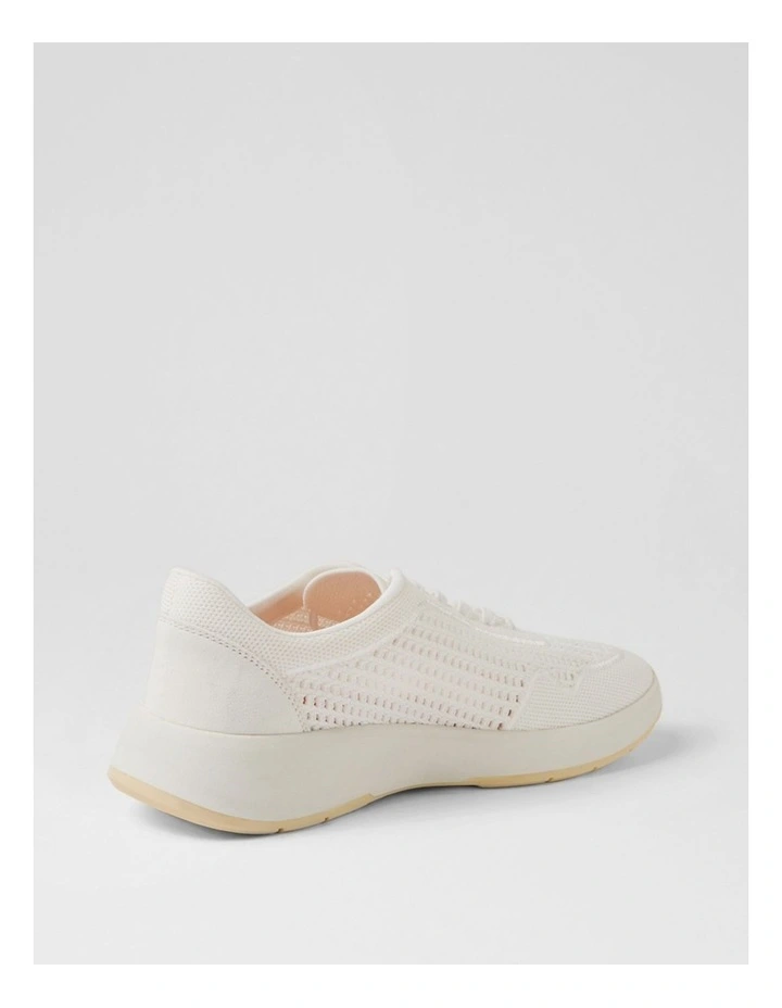 Tru Active White Knit Suede Sneakers image 3