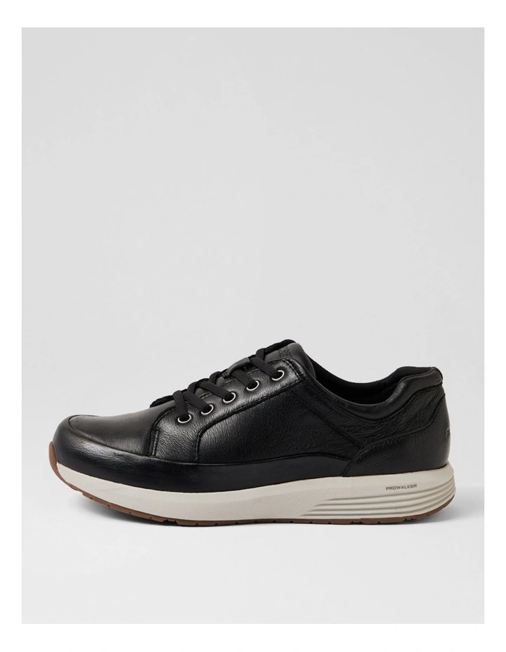 Prowalker Black Misty Leather Lace Ups image 1