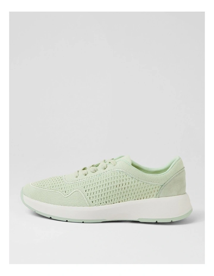 Tru Active Mint Knit Suede Lace Up Sneakers image 1