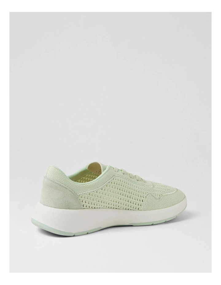 Tru Active Mint Knit Suede Lace Up Sneakers image 3