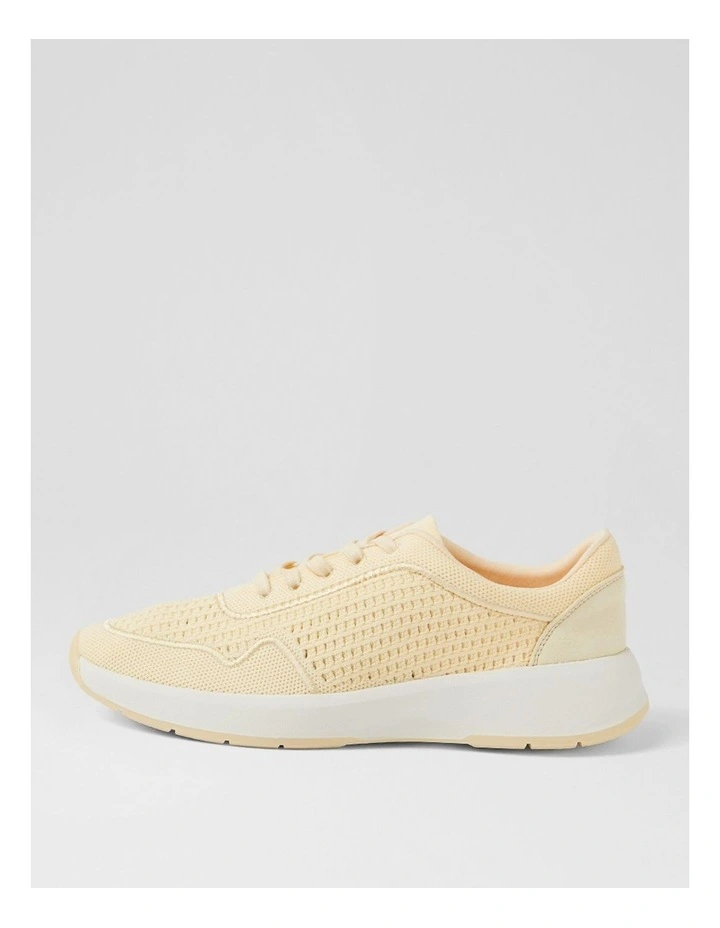 Tru Active Lemon Knit Suede Lace Up Sneakers image 1